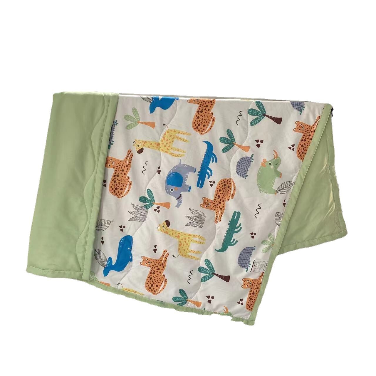 Lente en zomer gewassen katoenen quilt airconditioner quilt cartoon kinderen kleuterschool quilt studentenflat dunne quilt