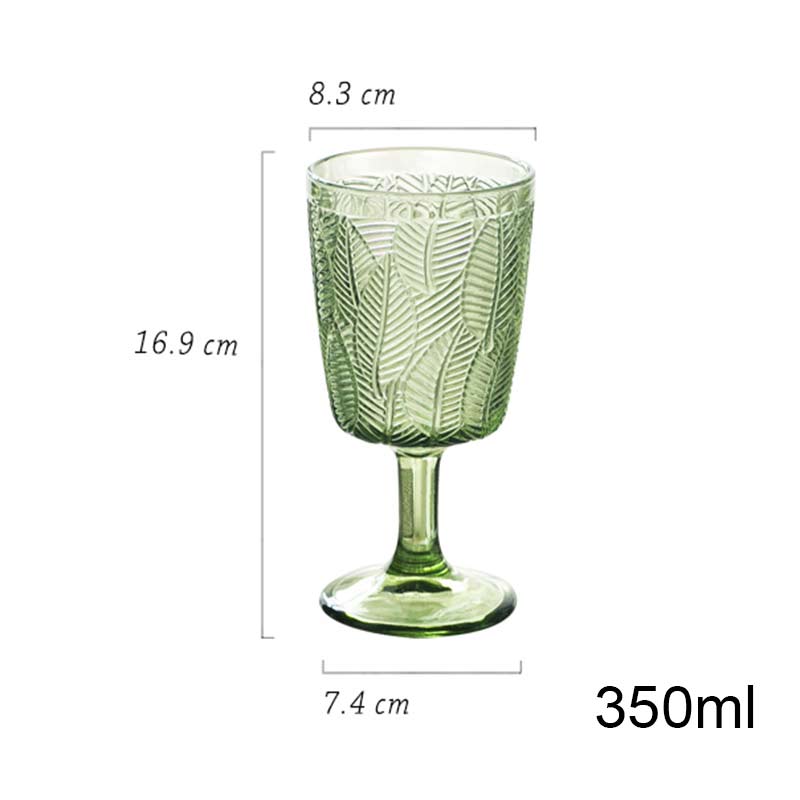 2 stk blade udskåret vinglas gravering prægning bæger whiskyglas juice drikkeglas middag hjemmefest indretning 350ml