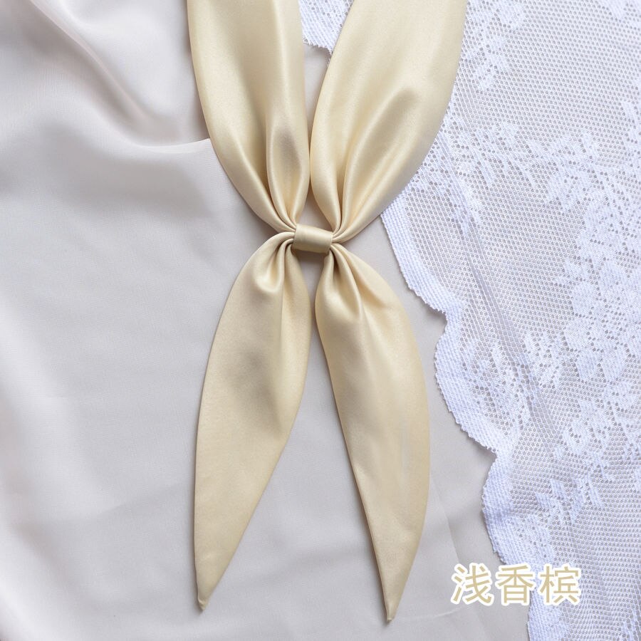 Pure color goldfish knot bow tie sailor suit collar flower JK Japanese uniform Kanto brocade college style: 10