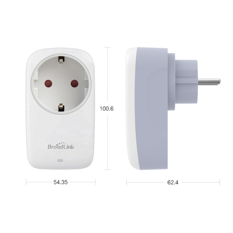 BroadLink SP4L EU WiFi Smart Plug Smart Socket Timer 16A Dimmable Night Light Alexa Google Assistant IFTTT Voice Control