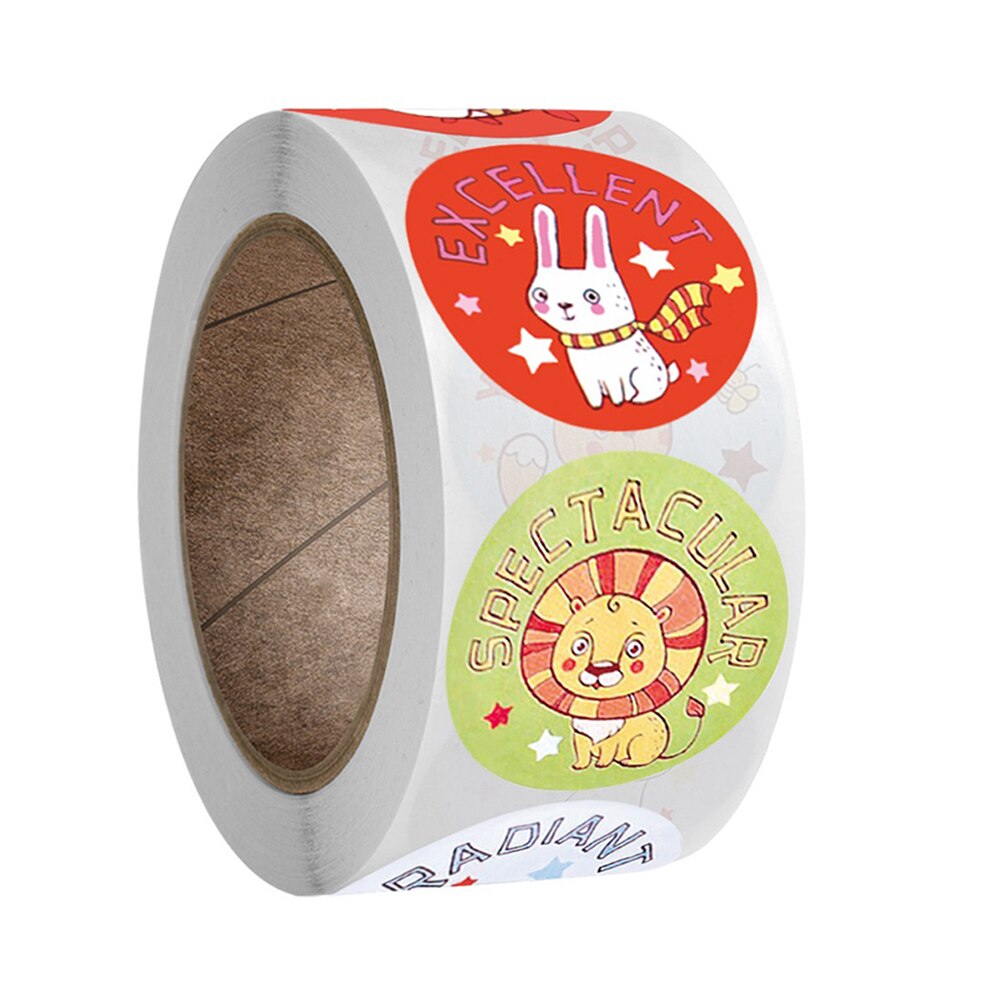 Stickers 100-500pcs Teacher Reward Sticker Fun Motivation Stickerfor School Teacher Student Stationery Stickers Kids: QY746-100pcs