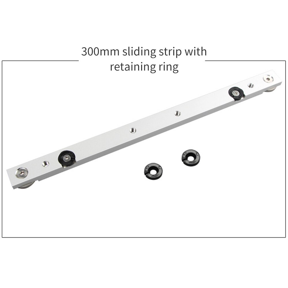 Universal T-track Slider Aluminium Alloy Miter Bar Slider Table Saw Miter Gauge Rod DIY Woodworking Tools 300mm
