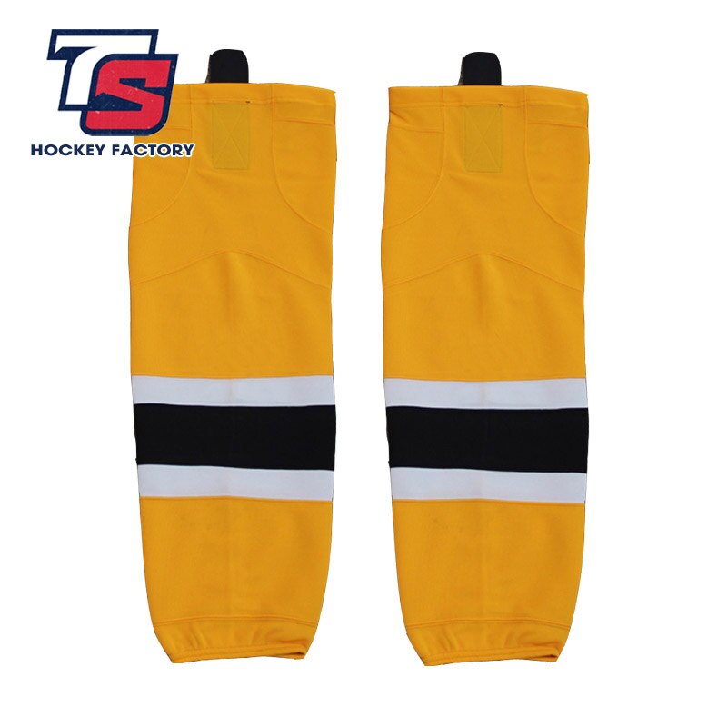 WHS100 Series profession Dry Fit Ice Hockey Practice Socks/gaiter for Men & Boy-Senior & Junior-Adult & Youth: S / Orange