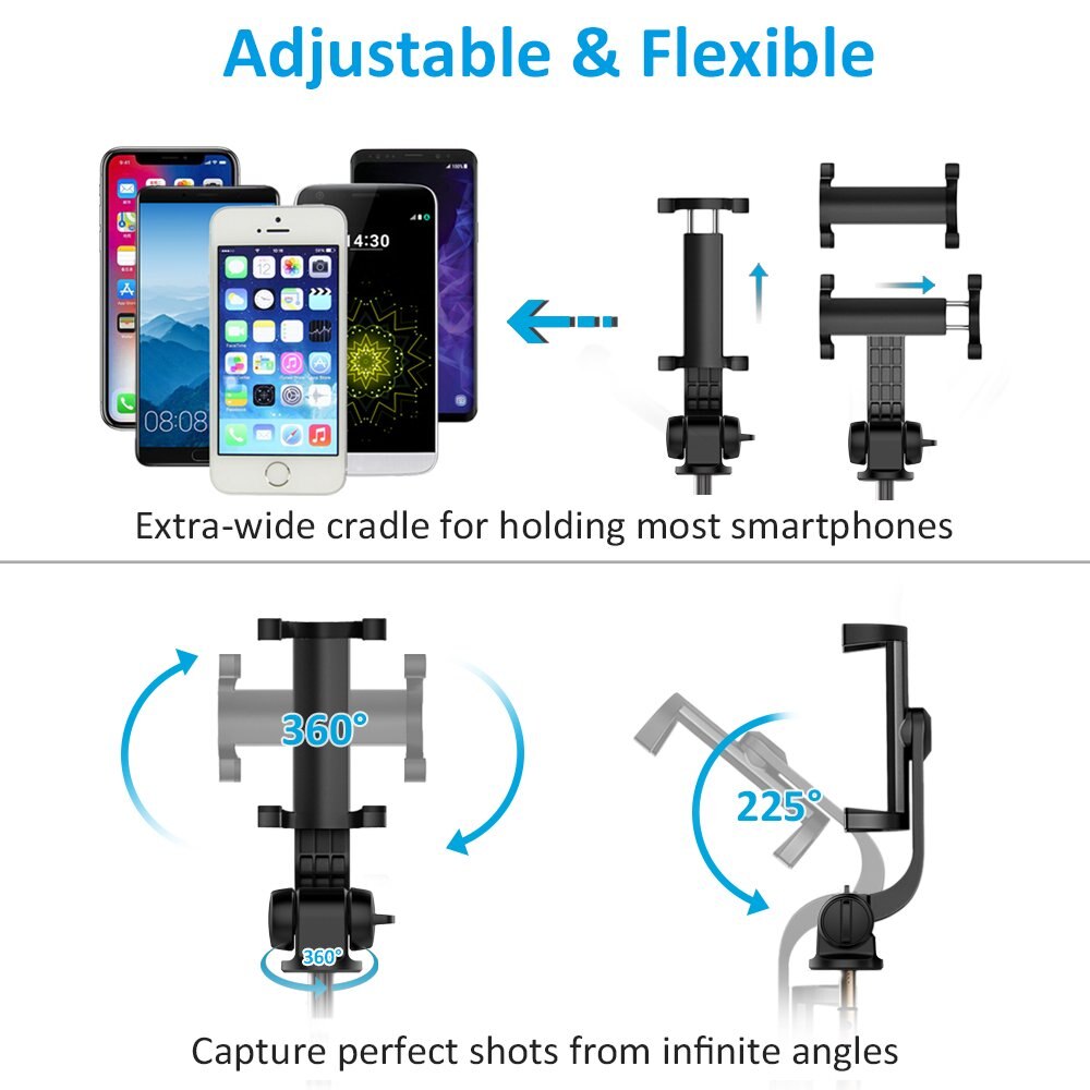 Bluetooth Selfie Stick Met Statief Plastic Lichtmetalen Self Stick Selfiestick Telefoon Smartphone Selfie-Stick Voor Iphone Samsung Huawei