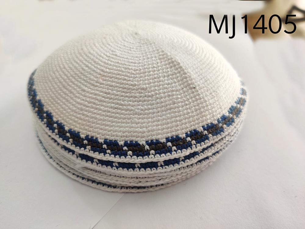 Handmade Kippah knitted hat Jewish articles