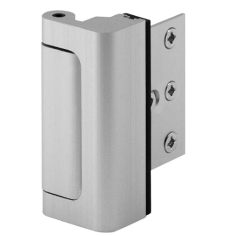 2Pcs Aluminum Alloy Hinge Door Reinforced Lock Door Hinge Satin Nickel Reinforced Hinge