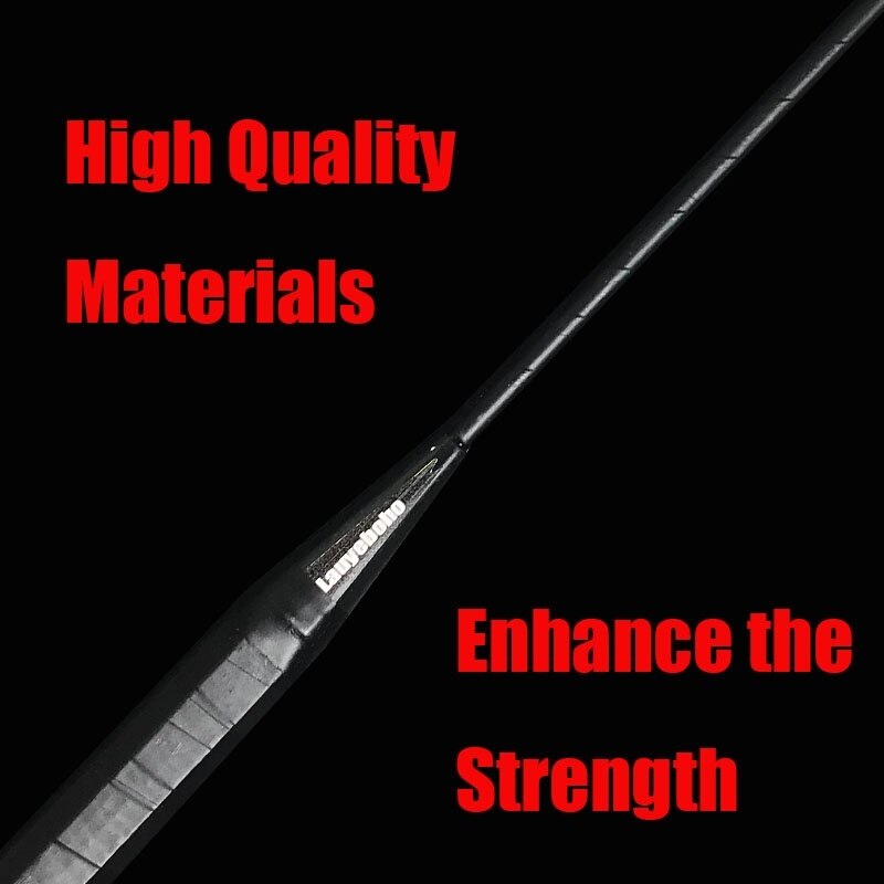 Lauyeboho 2 Player Badminton Racquets Set Double Rackets Carbon Shaft