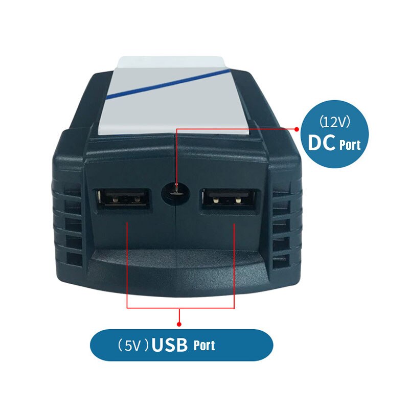 USB Adapter Converter Charger GAA18V-24 DC 12V 1A Output For Bosch 18V Li-ion Battery USB Device Charging Power Supply