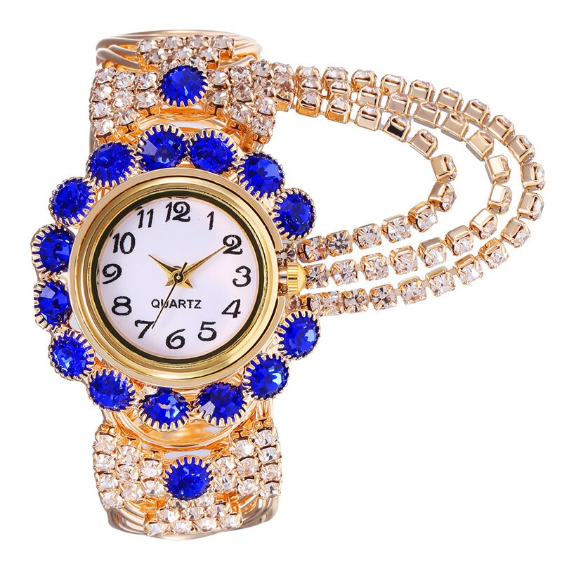 Quartz Horloges Mooie Individuele Casual Horloges Meisjes Polshorloge Voor Vrouwen Quartz Horloges Mooie Individuele Casual AUG889: Blauw