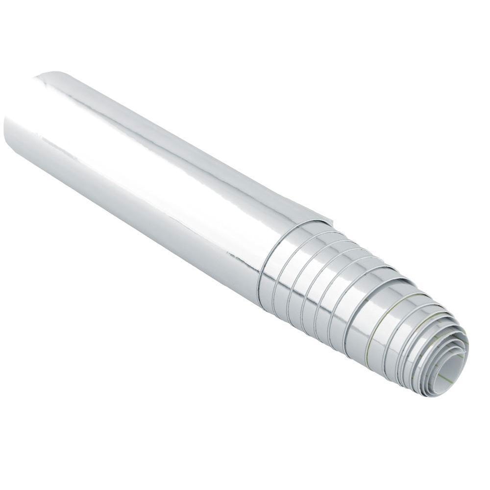 152 x 10cm Chrome Silver Car Waterproof UV Protected Sticker Auto Mirror Vinyl Wrap Film Motorcycle Decal Sheet 4x60 inch