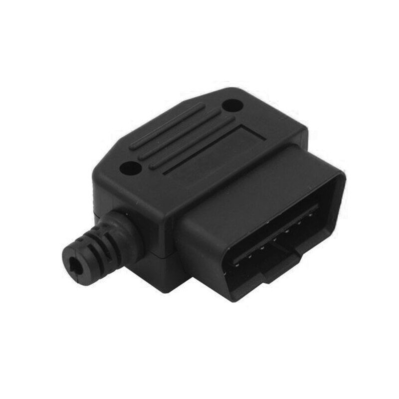 Auto Auto OBD2 16 Pin Male Connector Plug Universele Auto Diagnostic Tool Adapter