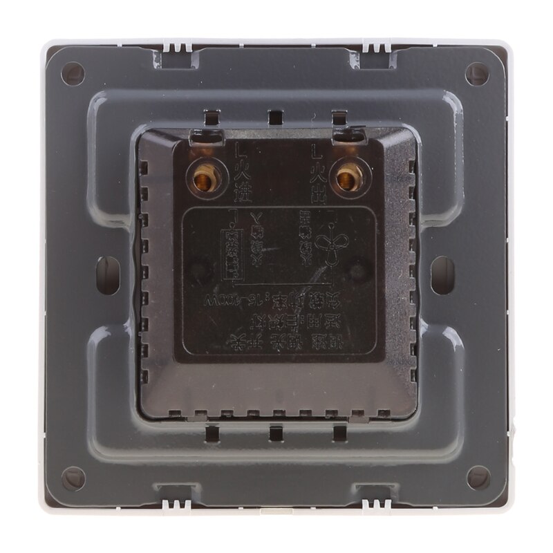 220V Adjustment Ceiling Fan Speed Control Switch Wall Button Dimmer Switch D55F