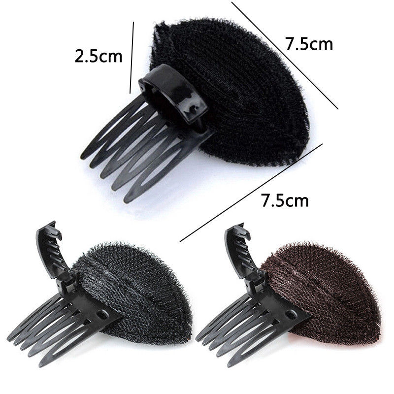 Almohadillas para el pelo de la frente, esponja Invisible, volumen esponjoso, peine de Clip, Base de inserción, herramienta de peluquería de estilo Diy, 1 ud.