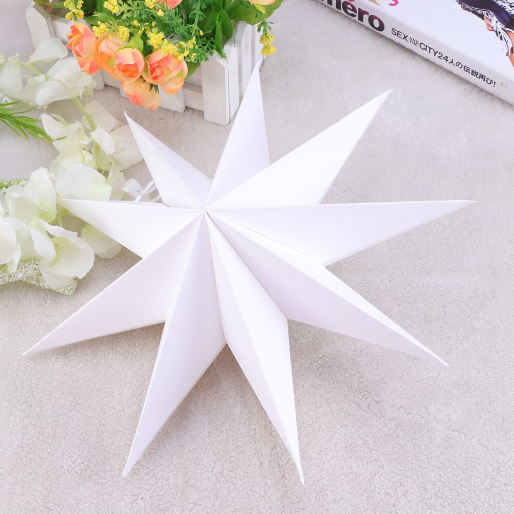 1pc Paper Star Paper Lamp Shade Decorative Handmade Eco-friendly Lamp Accessory for Home Party Festival