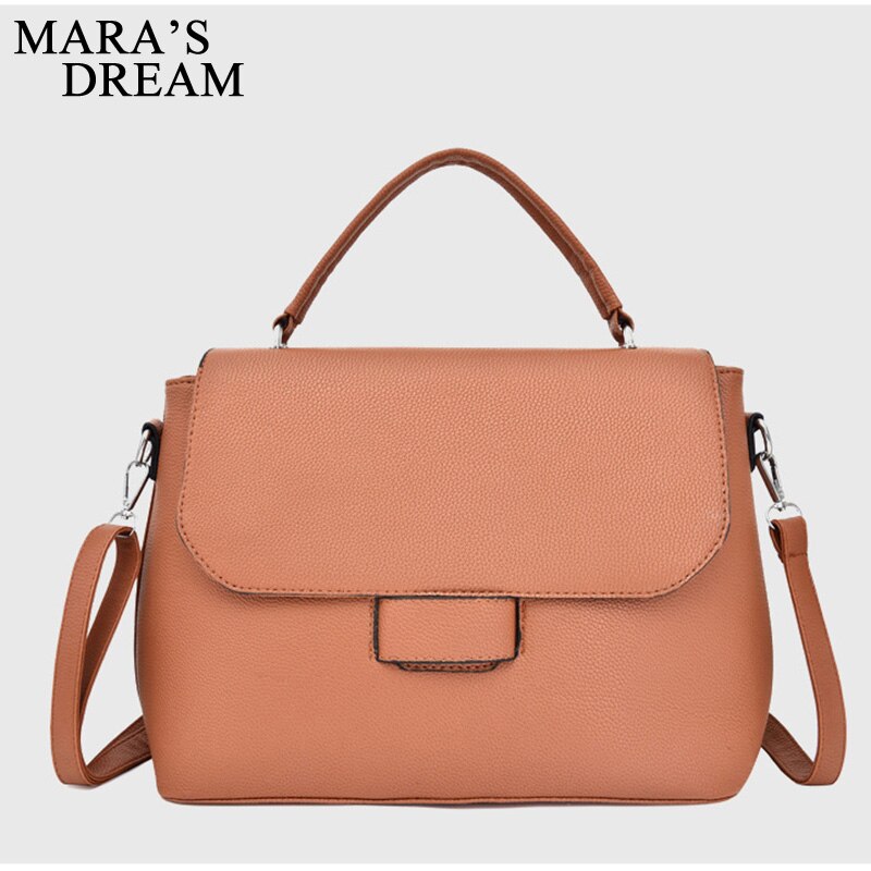 Maras dröm enfärgad pendlarväska trend vild axelväska enkel atmosfär messengerväska med stor kapacitet