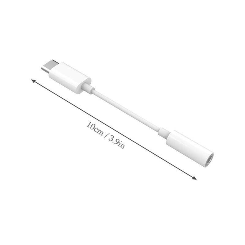 CK10 HIFI DAC wzmacniacz słuchawkowy rodzaj-c robić 3.5mm o adapter cześć-res Super słuchawki konwerter bezstratny (biały)