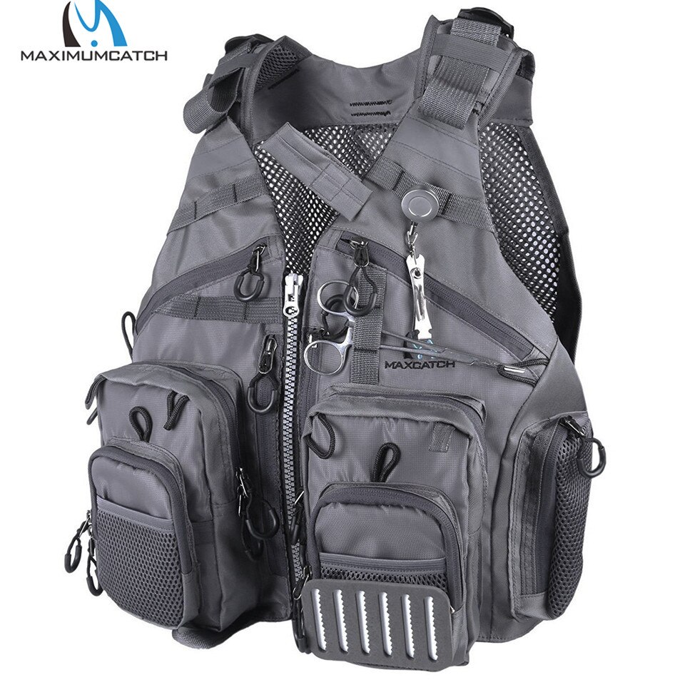 Gilet-sac à Dos De Pêche à La Mouche Maxcatch – Réglable, En Maille, Idéal Outdoor