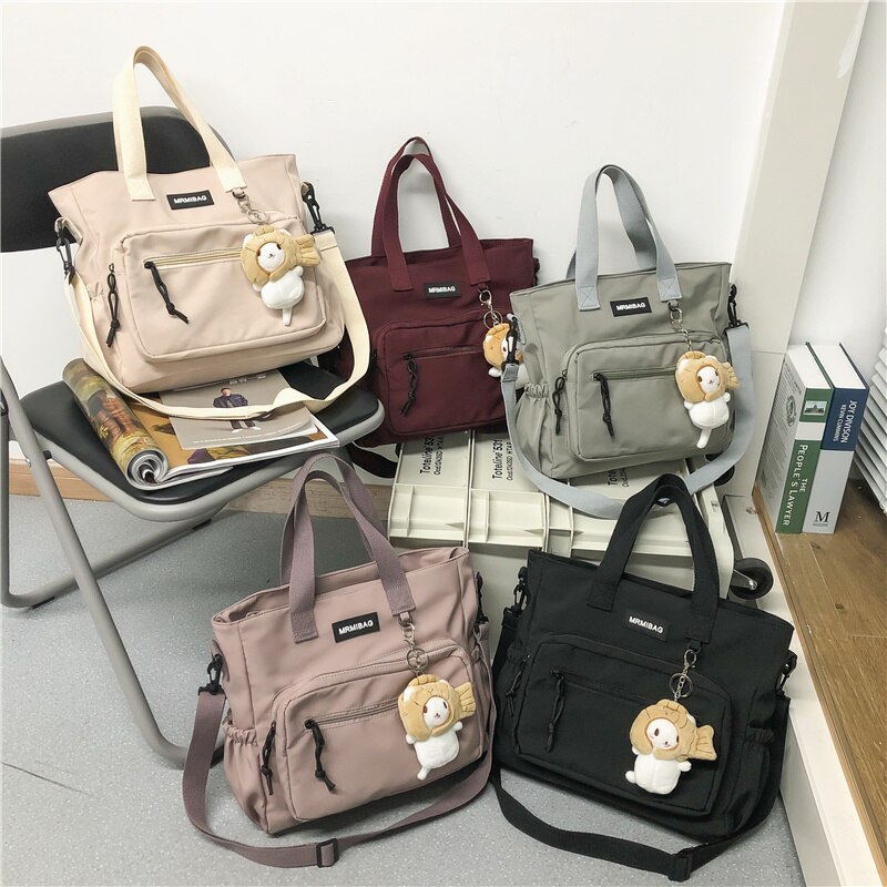 Large Capacity Waterproof Single Women's Shoulder Hand Bag Casual Travel Messenger Bag Teenage Girls Book Crossbody HandBag