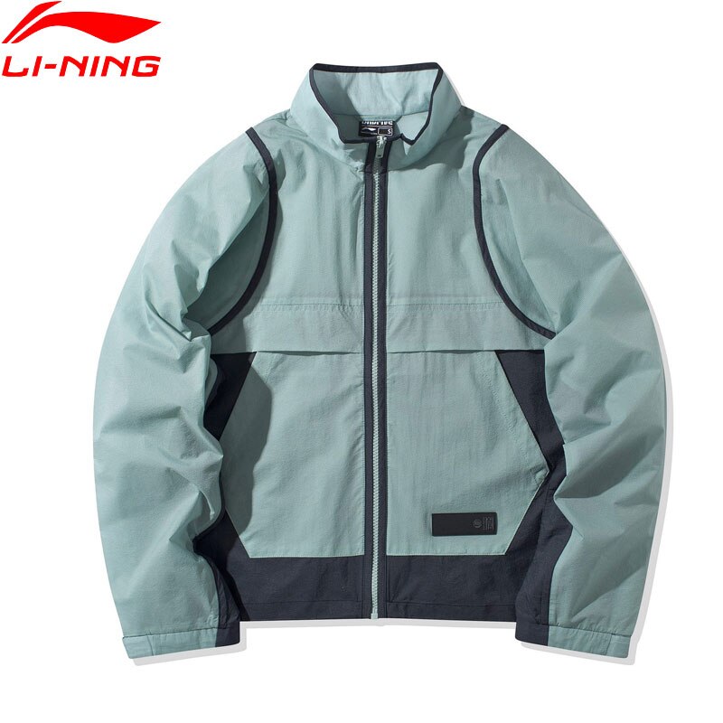 Li-Ning Women BADFIVE Basketball Windbreaker Loose Coat Pockets 100% Nylon Stylish LiNing li ning Sports Jacket AFDQ158 WWJ992