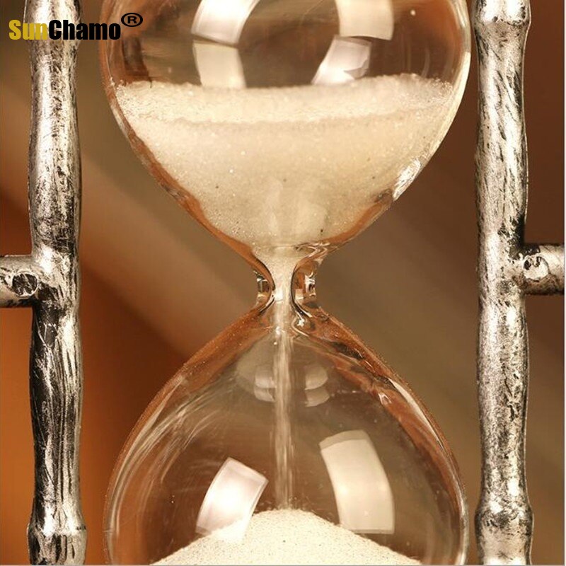 Reloj de arena Vintage para el hogar, decoración de escritorio para estudiantes, luz nocturna, recuerdo, de cumpleaños para niños, reloj de arena, KitchenTimer