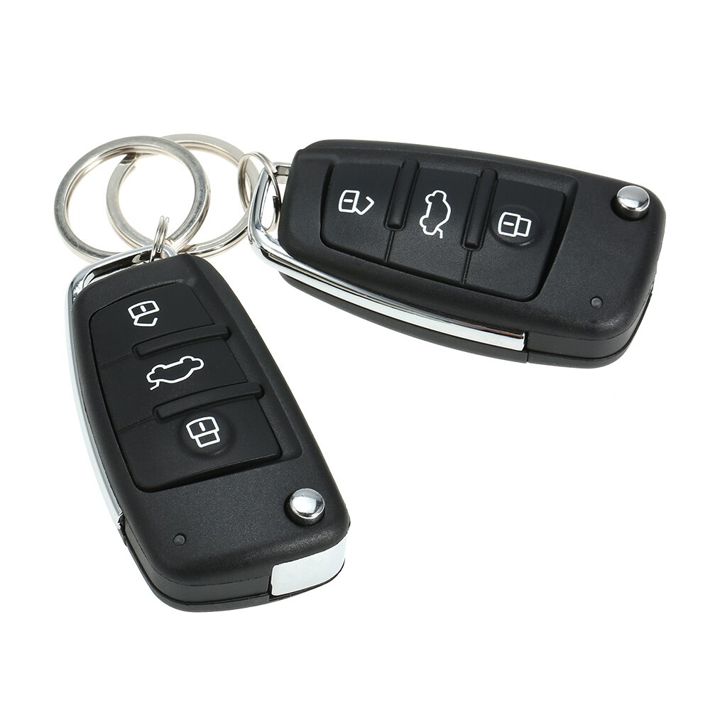 Universal Auto Türschloss Keyless Entry System w/Stamm Release Taste Remote Zentrale Steuerung Box Kit