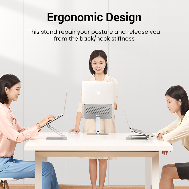 Ugreen laptop stativ holder notebook stander til macbook air pro lodret laptop stand notebook support macbook pro computer stand