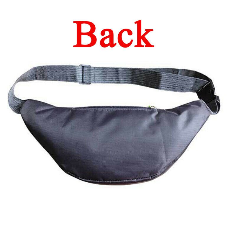 Zak Canvas Unisex Fanny Pack Taille Hip Belt Bag Purse Pouch Pocket Reizen Running Sport Bum Waterdichte