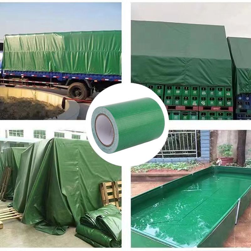 Cinta de reparación de lona adhesiva fuerte de 10/30m, parches autoadhesivos impermeables, cinta de sellado para toldo de tienda de campaña y césped para exteriores