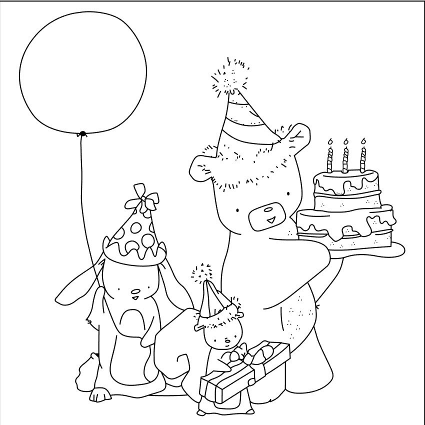 10x8 Bunny series Transparent Clear Silicone Stamp/Seal for DIY scrapbooking/photo album Decorative card making: 1351