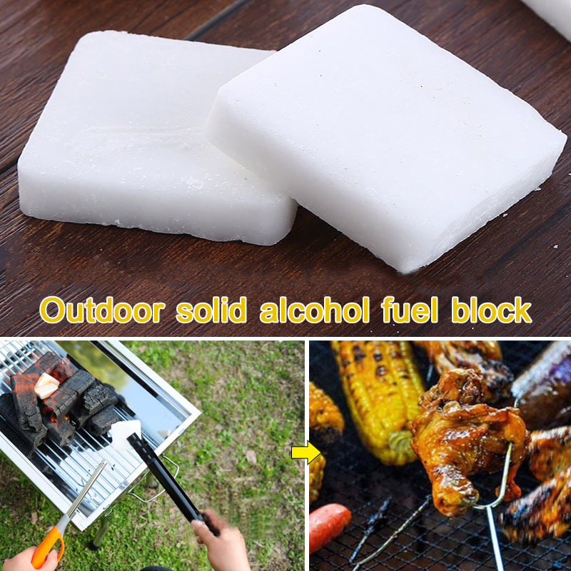 Forfar 8pcs/lot Outdoor Solid Alcohol Cooking Fuel Block Smokeless Camping BBQ Picnic Make Fire Outdoor Stove Accessories