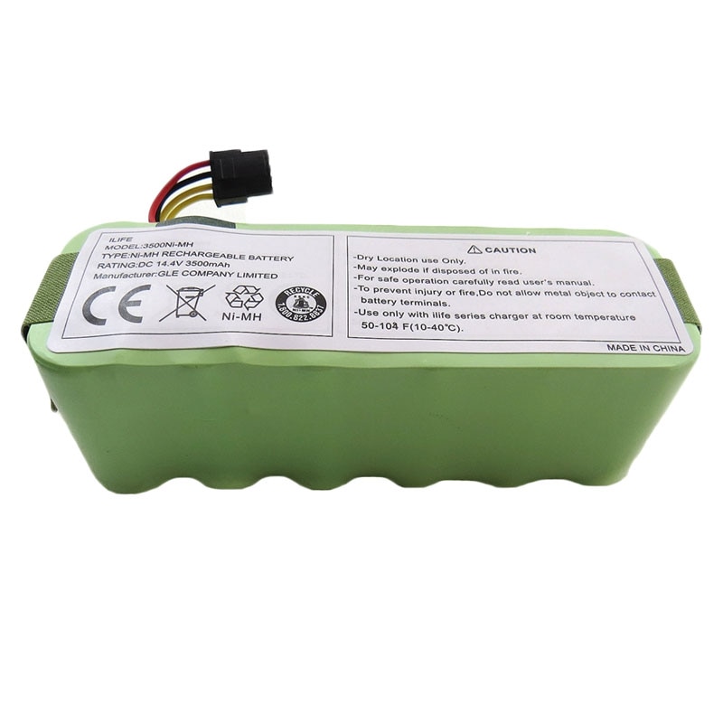 Batteri för kitfort  kt504 haier  t322 t321 t320 panda  x500 x580 x600 ecovacs spegel  cr120 dibea robot dammsugare 3500 mah