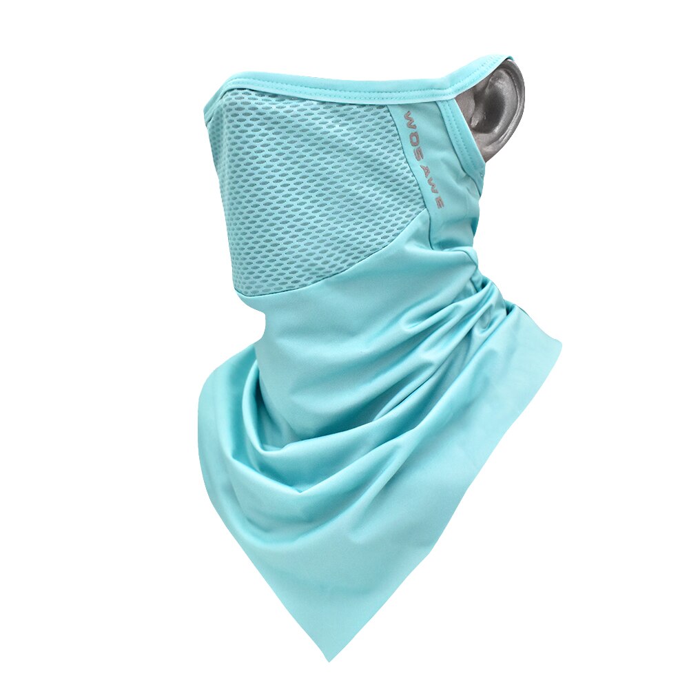 WOSAWE Breathable Motorcycle Face Mask Balaclava Neck Cover Sleeve Triangle Scarf Earloop Motorbike Full Face Shields Adult: BL348-L