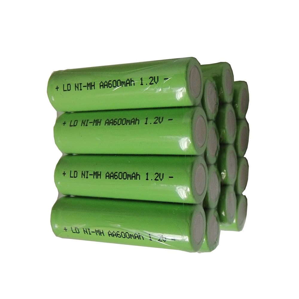 2-16Pcs Originele 1.2V AA Batterij Oplaadbare aa Batterijen 600mah 2A Baterias Mh Ni Mh Oplaadbare batterij voor Zaklamp