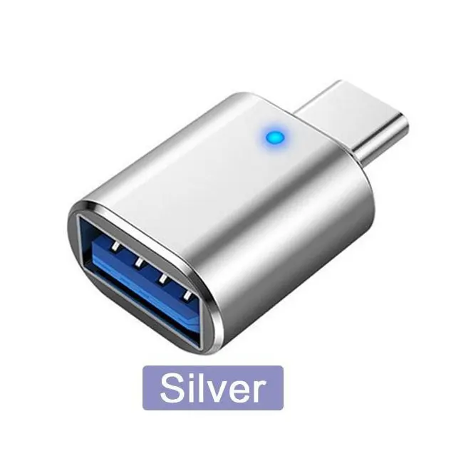 STONEGO USB do USB Dapter kabel OTG typu C męski do USB 3.0 2.0 żeński kabel do MacBook Pro Samsung Adapter typu C: Niebieski