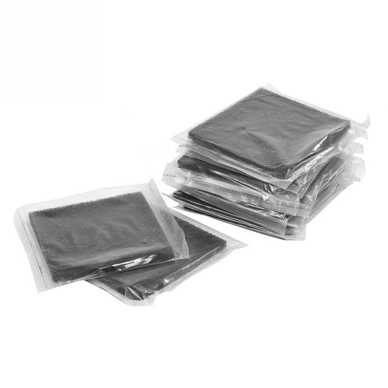 10 st filter av aktivt kol 13cm x 13cm för lödning av rökavskiljningsverktyg för rökabsorbent