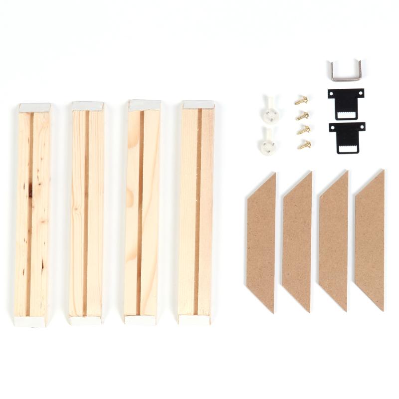 Natural Wood Frame For Canvas Painting Picture Factory Provide DIY Wall Photo Frame Poster Frame quadros de parede para sa: 20x20cm