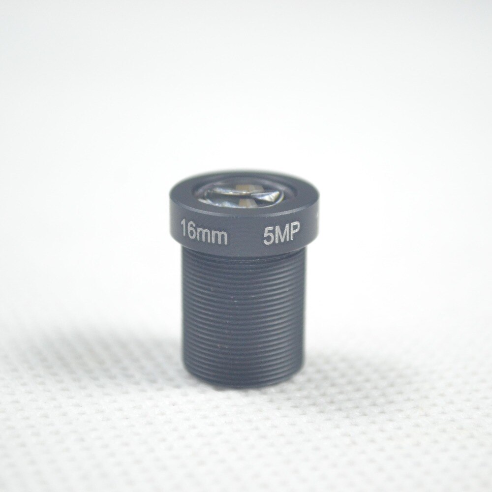 16mm 5MP 27 Degrees CCTV Fixed Iris IR Board Lens M12 MTV Mount for IP Camera