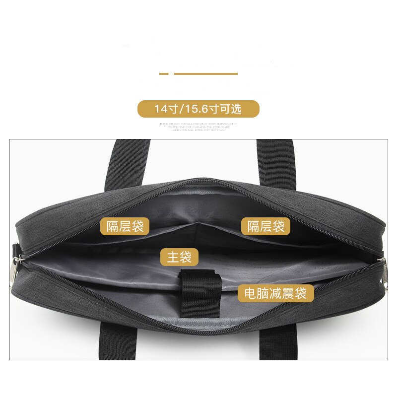 Dames laptop handtassen bolso hombrenew kantoortassen voor heren waterdichte nylon aktetassen zakelijke computer messenger bag