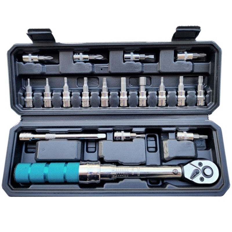 High Precision Industrial DR 1-25Nm Preset Torque Wrench Bicycle Tool Kits Bike Repair Spanner Torque Wrench Set