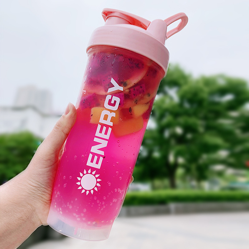 500/700 ml draagbare shakerfles met roerbal is perfect voor eiwitshakes en pre-workout waterflessen zonder BPA