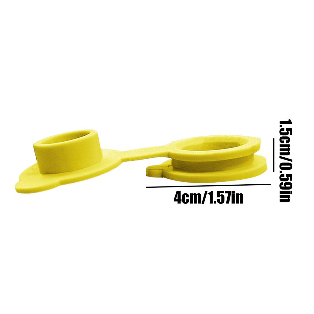 2 Stuks Siliconen Bad Stopper Lekvrije Afvoer Cover Gootsteen Haar Stopper Bad Platte Plug Stopper Bad Stopper voor Badkamer: YELLOW