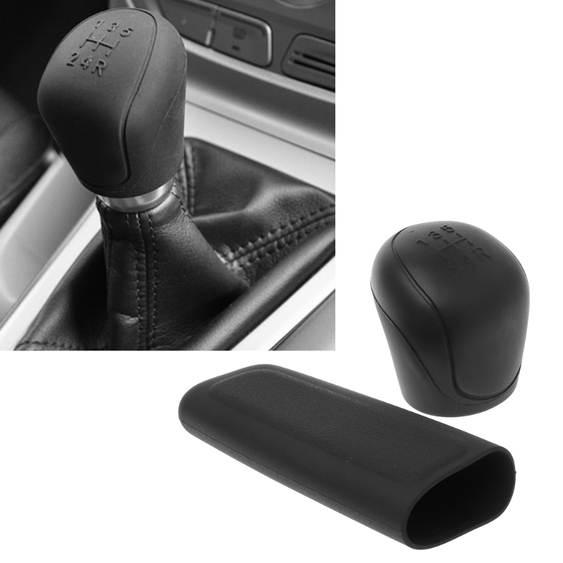 Universal Manual Antislip Car Gear Hoofd Pookknop Siliconen Cover Handrem Grips