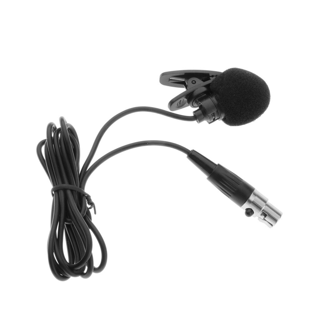 XLR 3Pin 48V Phantom Power Tie Clips Microphones 5m Wire Condenser Lavalier Mics - View #2
