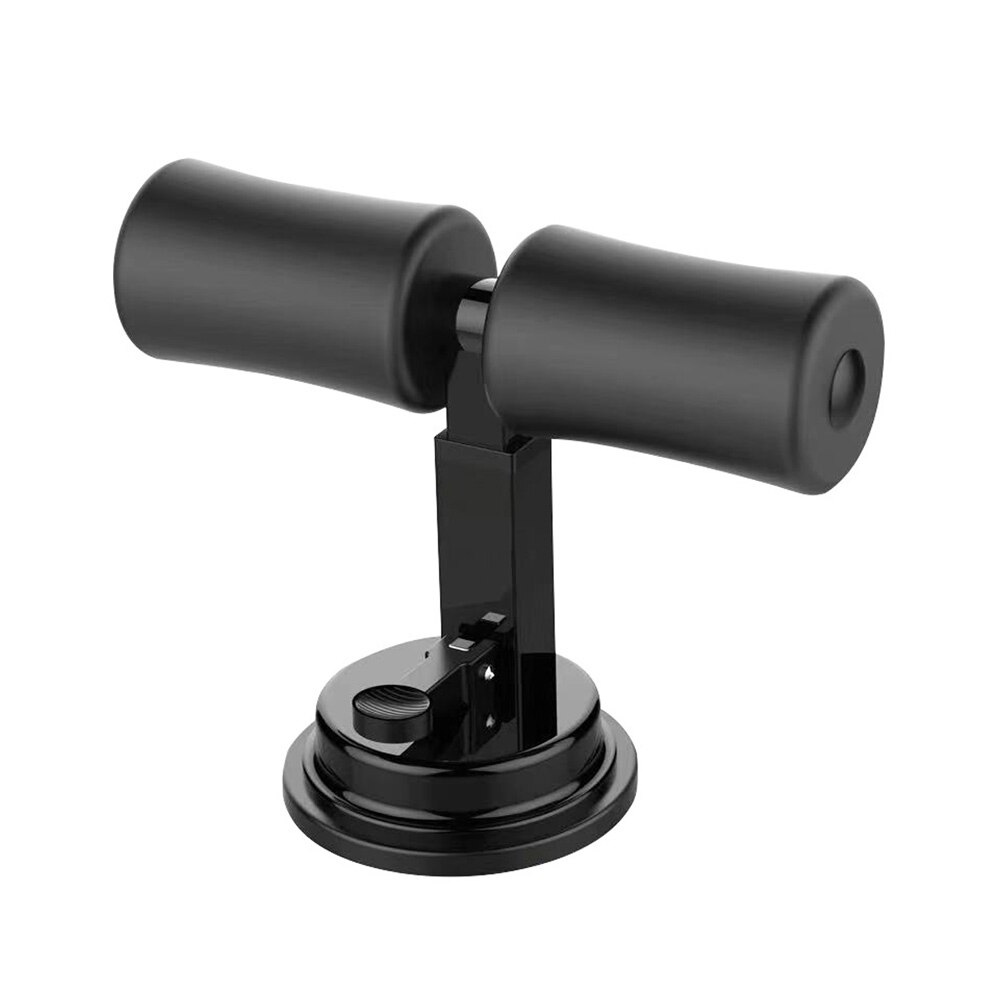 Fitness Sit Up Bar Floor Assistant Exercise Stand Padded Ankle Support Sit-up Trainer Workout Equipment For Home Gym Gear: black