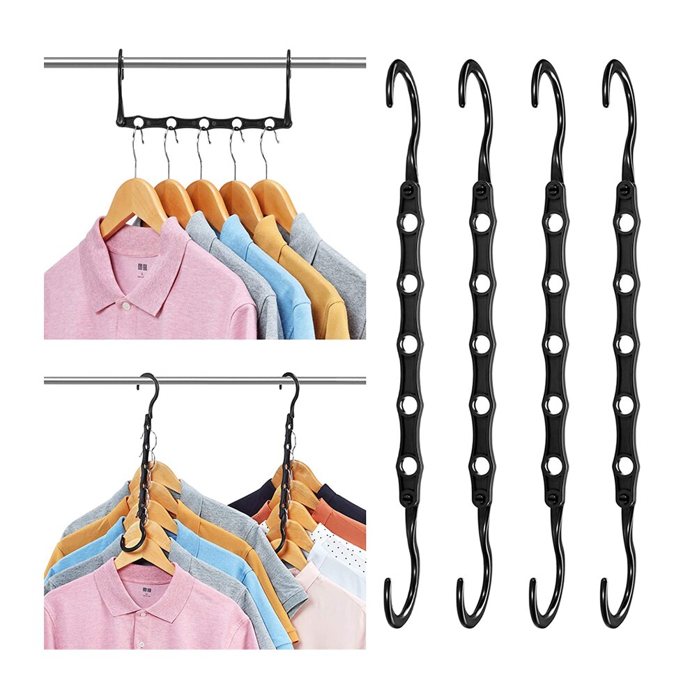 Cintres magiques pour vêtements lourds, organisateur de placard, gain de place, séchage multi-ports, supports de rangement pour vêtements lourds