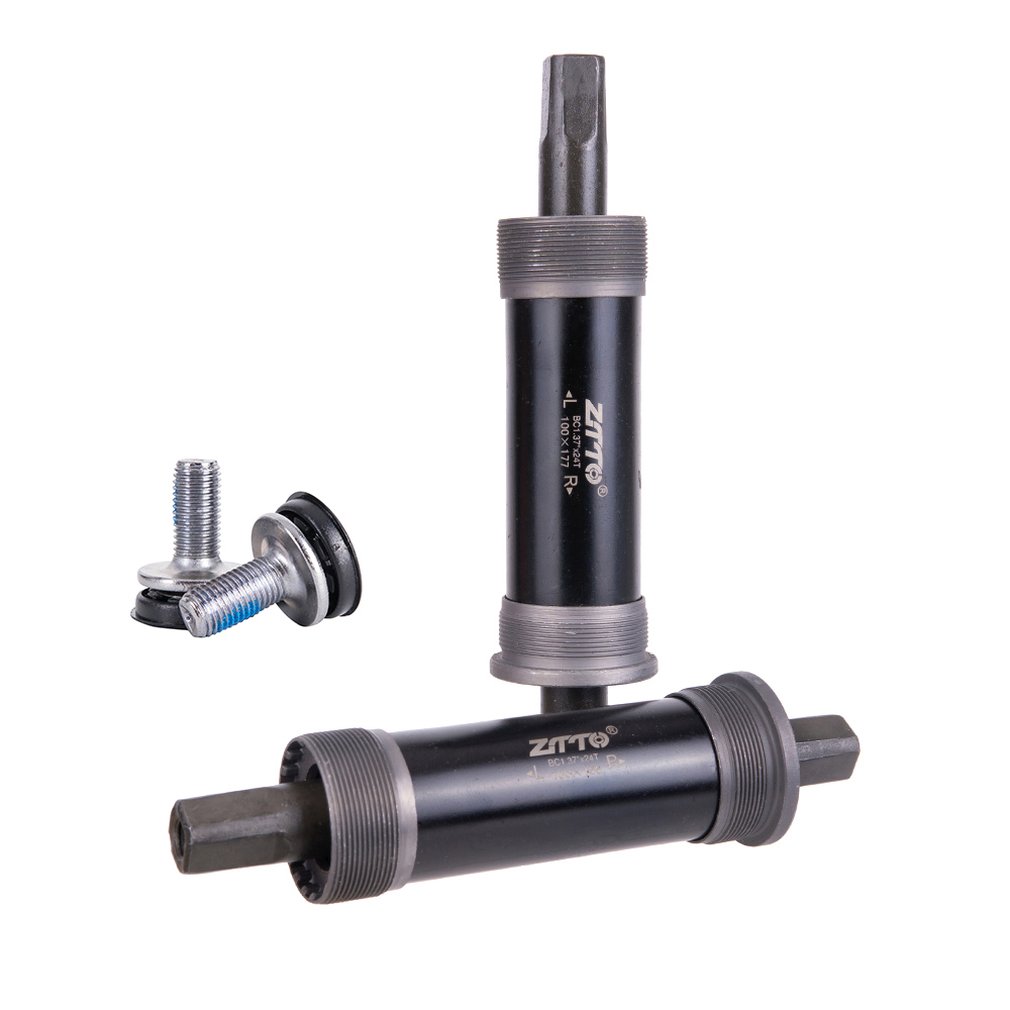 Bicycle Square Tapered Threaded Bottom Bracket For Axis QuareHole Square Crankset Fat Snow Bike: 100X177mm