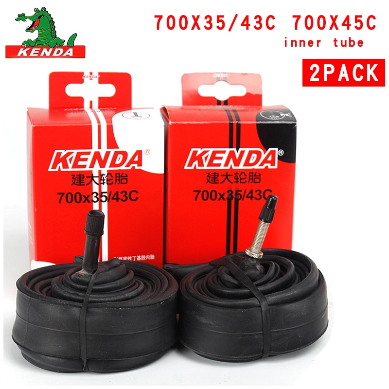 2 PCS Kenda Fiets Binnenband 700X35/43C 700X45C Amerikaanse ventiel Franse valve 700C Fietsen Mountainbike butyl Rubber Fietsband onderdelen