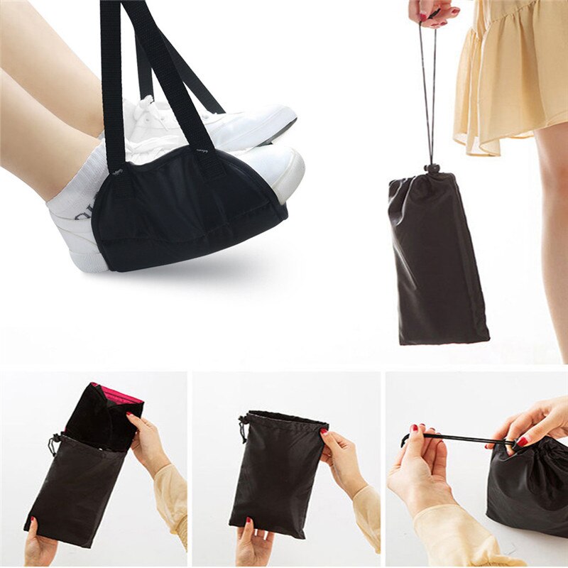 Voet Been Hangmat Voor Benen Voet Comfortrest Handbagage Voeten Rest Hangmatten Hanger Vliegtuig Voetsteun Rusten Tuinmeubilair