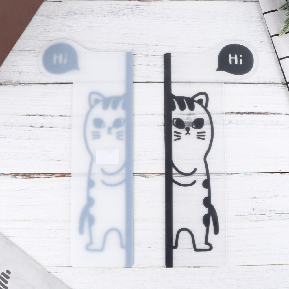 2Pcs Animal Monitor Memo Board Acrylic Message Board Note Holder Computer Monitor Side Panel Transparent Memo Pad
