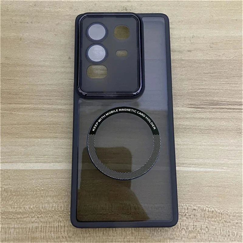Transparent MagSafe Magnetic Case For Infinix Note 50 Pro Plus 50S 50X 40 Pro Plus 4G 5G Lens Camera Protect TPU Silicone Cover